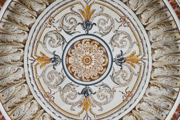 Floral Ornamental pattern. Traditional Arabic seamless ornament. Vector. Background. Iznik