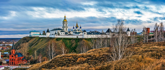 Tobolsk Kremlin on Alafey hill. Tyumen region. Russia
