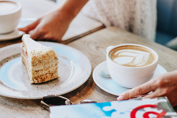 Ice cream and coffee balls (cappuccino)