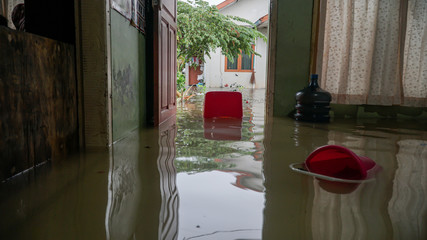 a window seat when it floods
