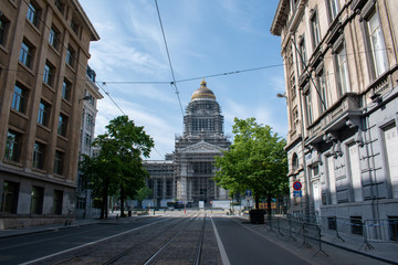 Palace of justice of Brussels at Poelaert square, Belgium