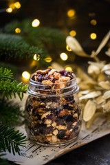 Dried fruits for stollen