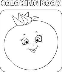 Vegetables and Fruits coloring page