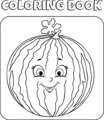 Vegetables and Fruits coloring page