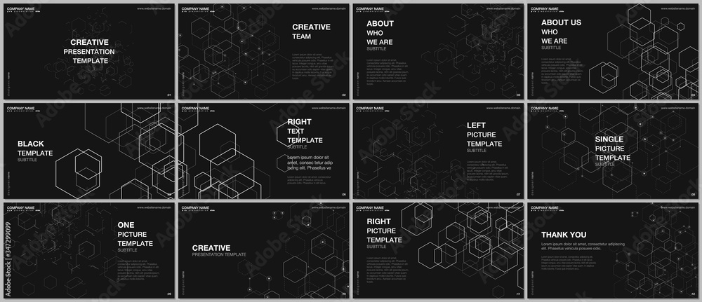 Canvas Prints presentation design vector templates, multipurpose template for presentation slide, flyer, brochure 