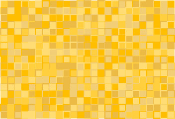 Artistic modern vector background from yellow color shades random mosaic pattern with variable width of borders of the same colors, useful for art, backgrounds, wallpapers and wrapping papers, etc