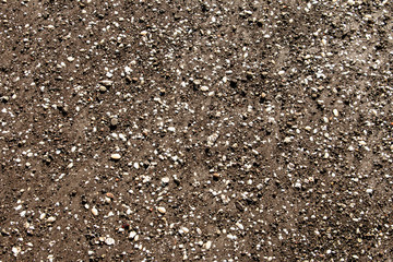 Natural background pattern, pebbles on sea floor, rough grunge texture