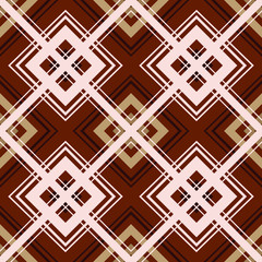 Square seamless pattern milky coffee colors repeated print