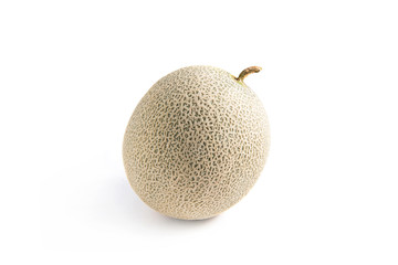 Melon isolated on white background with clipping path.