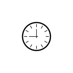Clock icon for web and mobile