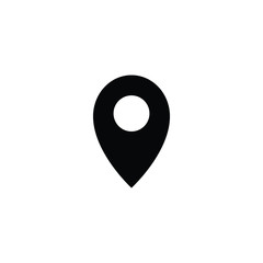 pinned location flat icon vector logo design trendy illustration signage symbol graphic simple