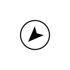 Fototapeta premium pinned location flat icon vector logo design trendy illustration signage symbol graphic simple