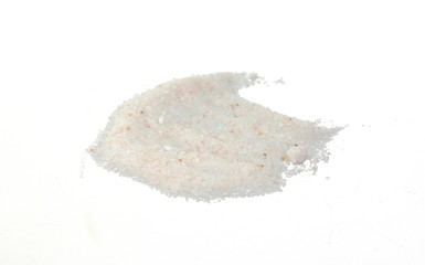 Himalayan salt isolated on white background.