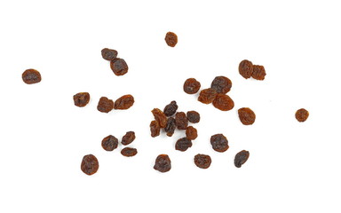 raisins isolated on white background