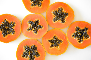 Yellow Sweet Papaya, Tropical Fruit Full of Vitamin C and Enzyme.  Digestion Aids.  