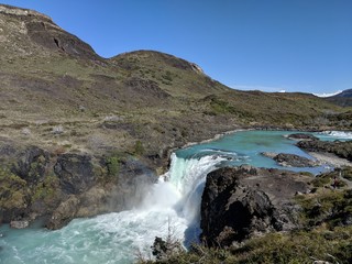 Fototapeta na wymiar Beautiful landscape in Torres del Paine national park