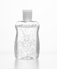 Hand sanitizer gel for hand hygiene, health care concept.