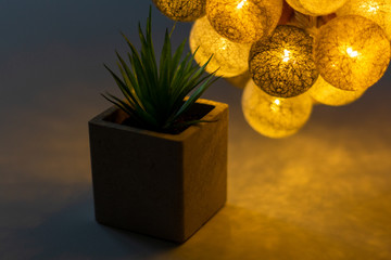 illustration travail bureau vert lumière
