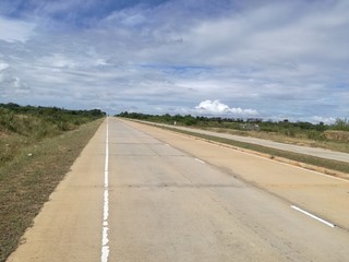 Naklejka premium road to the sky