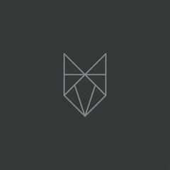 Fox logo with modern concept. Vector icon fox design