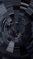 3d rendering illustration of dark metallic color shiny circles background. Abstract digital art, metallic shiny circles background image, illustration.