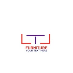 Modern Furniture Vector Logo template