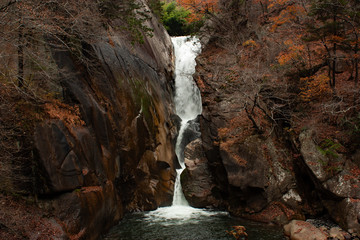 昇仙峡の仙娥滝、山梨県甲府市
