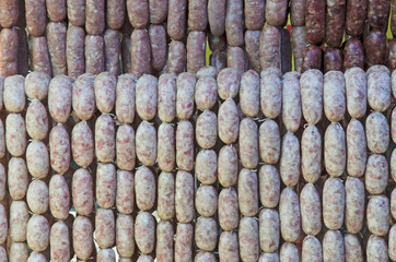 Hung pork and beef Thai sausage style