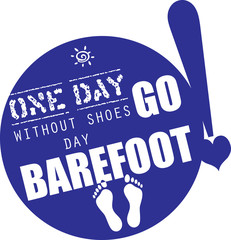 Label go barefoot
