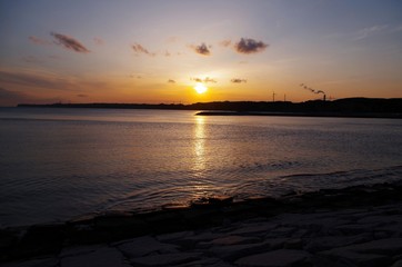 銚子の夕暮れ