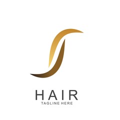 Obraz premium Modern Hair Salon Logo Design