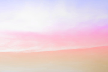 Soft cloudy is gradient pastel,Abstract sky background in sweet color. - 347349874