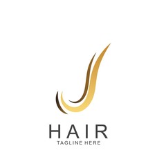 Obraz na płótnie Canvas Modern Hair Salon Logo Design
