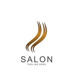Modern Hair Salon Logo Design