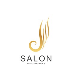 Modern Hair Salon Logo Design