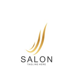 Modern Hair Salon Logo Design