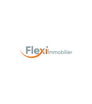 Abstract modern creative flexi immobilier logo template, vector logo for inspirations 
