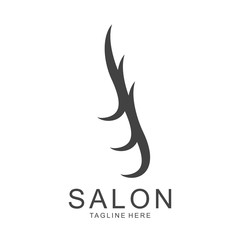 Modern Hair Salon Logo Design