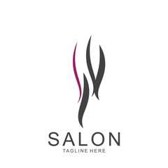 Modern Hair Salon Logo Design