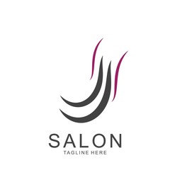 Modern Hair Salon Logo Design