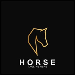 Horse Logo with modern concept