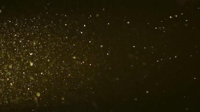 Video of underwater colorful bubbles rising to surface in slow motion 180fps. Close up, refreshing soda tonic fizzy water, bubbles dissolve in mineral carbonated drink. Bubbles particles rise up.