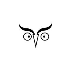 Letter Y illustration of owl vector design