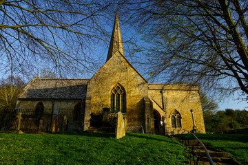 Small English Church in the Cotswolds