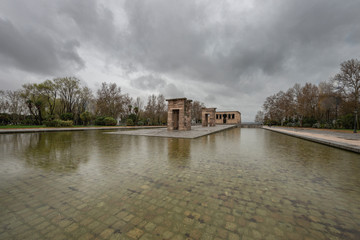 temple of debod in Madrid