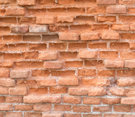 Background of red old bricks