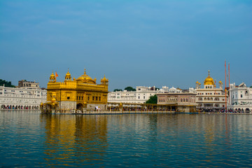 The Harmindar Sahib, also known as Golden Temple Amritsar
