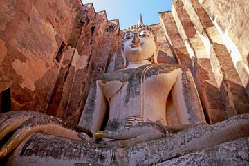 Si Chum Temple at Sukhothai Historical park, Thailand.