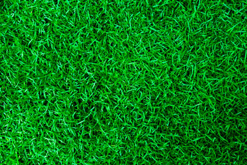 Natural Green grass texture. Perfect Golf or football field background. Top view