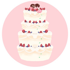 ウェディングケーキ